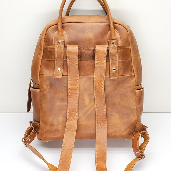 Epiphanie Leather Handmade Backpack - Camera Bag w/ Removable Inserts